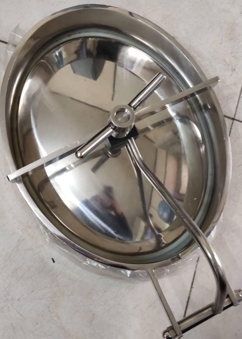 درب مخزن استیل بیضی۳۵×۴۵سانتیمتر