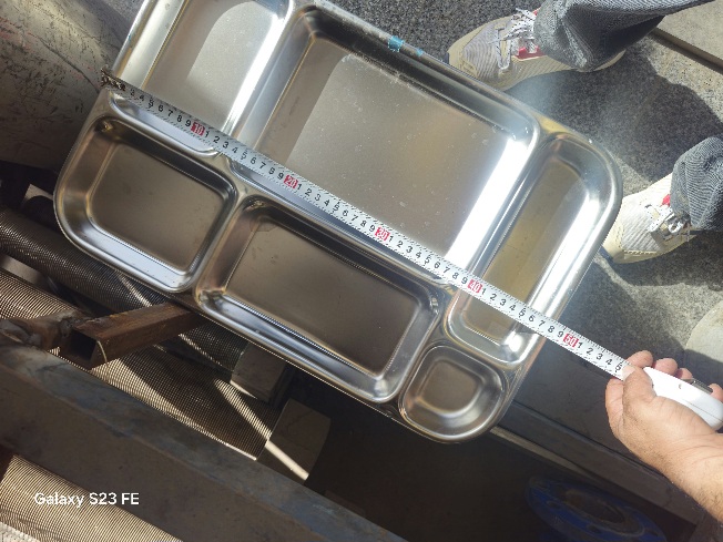 ظرف سلف سرویس ۶خانه استیل